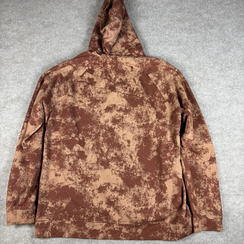 Lululemon Men's XL Brown‎ Camo Hoodie Pullover Athletic Training Sweatshirt - Picture 8 of 9